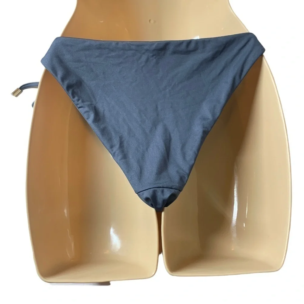 Monday Swimwear Le Marais bikini bottom in Storm Blue size small NWT